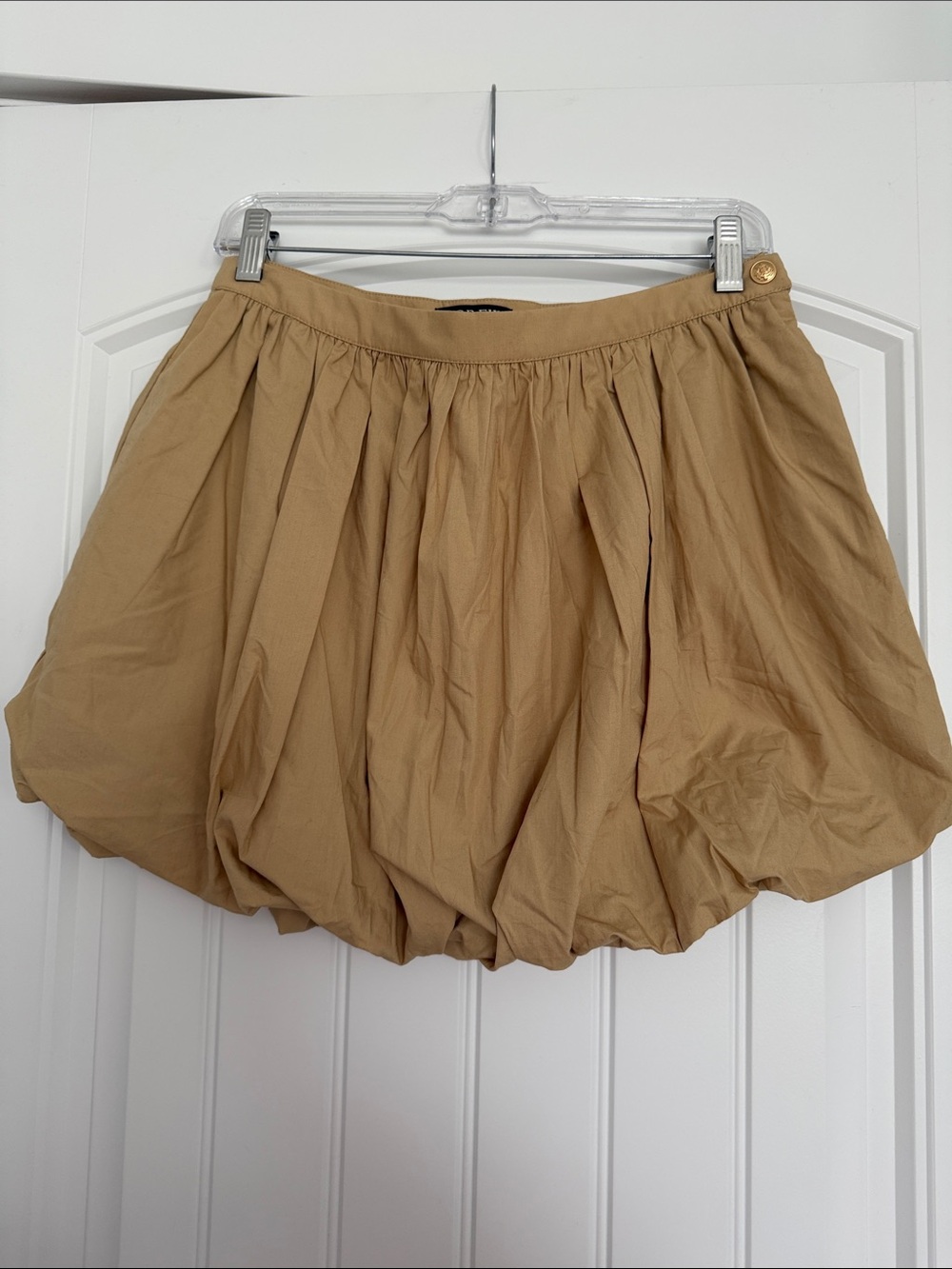 J.CREW Tan bubble Skirt